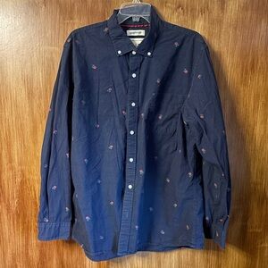 Goodthreads Slim-Fit Long-Sleeve Cotton Dobby Button-Down Shirt | Men’s XL | EUC